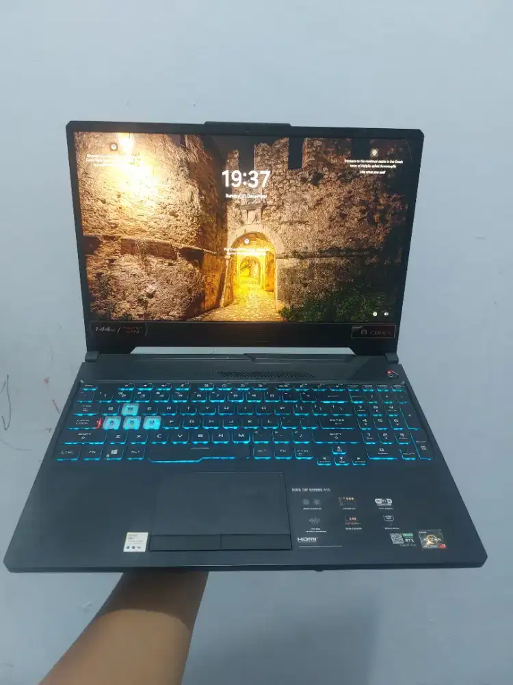Laptop Asus TUF FA506IC Ryzen 7-4800H RTX3050 Fullset