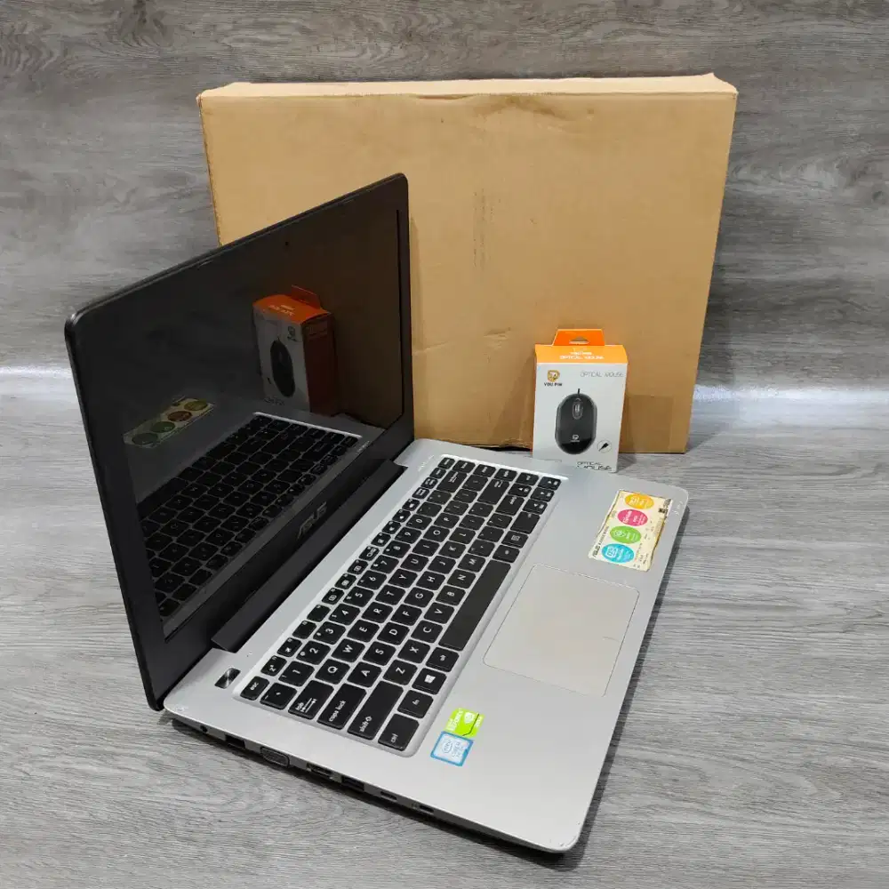 Laptop Gaming Asus A456U Slim Core i5 Gen7 Ram 20GB Dual VGA bonus Mou