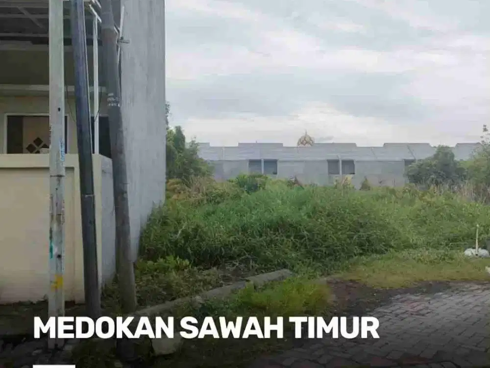 Murah Hanya 3 Jt Per Meter Tanah Kavling Medokan Sawah dekat UPN Rungkut