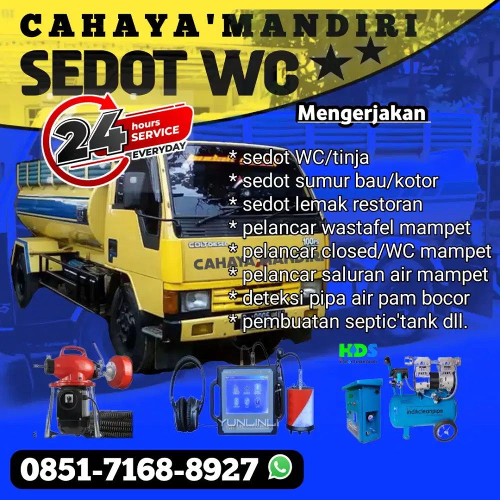 Jasa sedot WC termurah di purwokerto