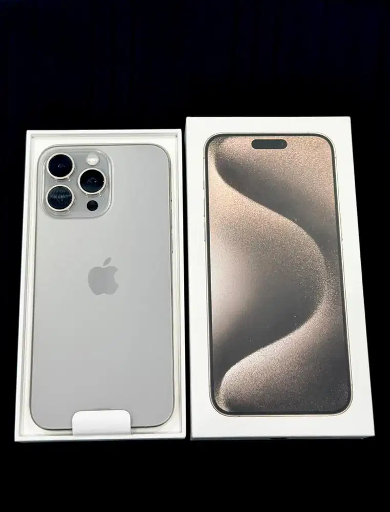 Iphone 15 Pro Max 256gb Natural Titanium Second Ibox