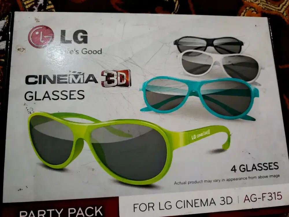 Kacamata 3d lg lengkap