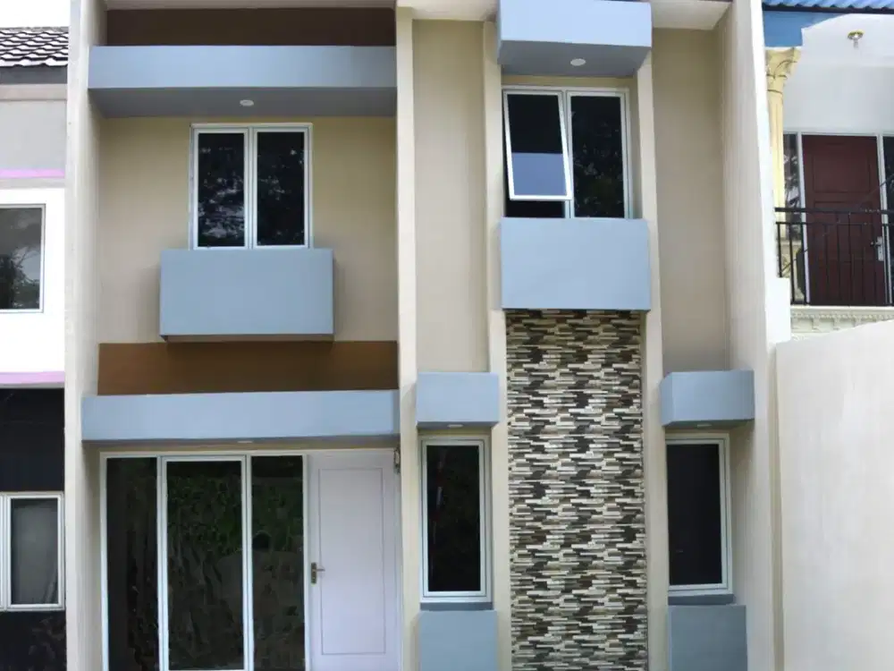Rumah 2 Lantai 3 Kamar Tidur Kaisar Ciseeng A-7 Jl. Raya H. Usa Design Modern Harga Dibawah 700jt
