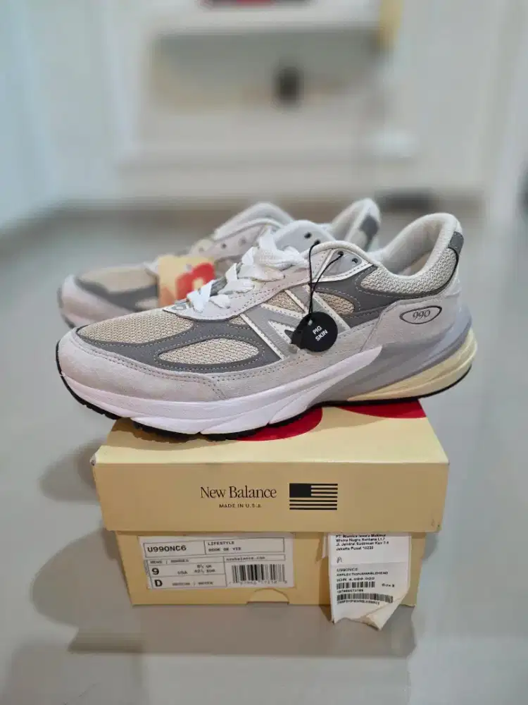 Sepatu New Balance USA 990v6 warna Marble Head New Original