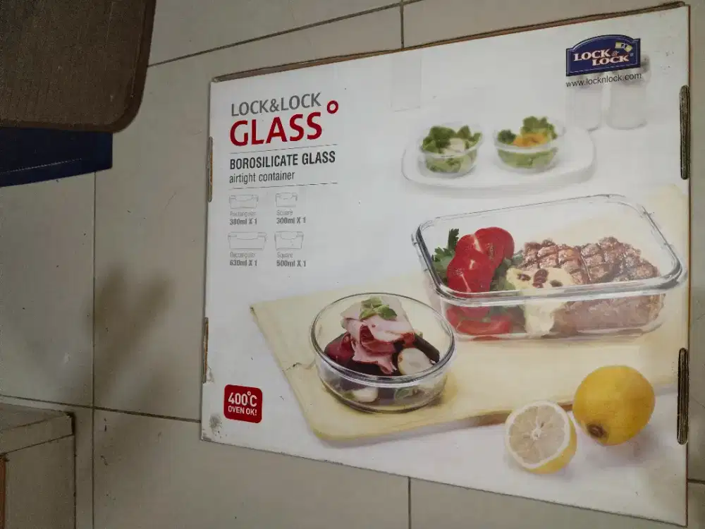 Jual borosilikat Lock & Lock. 