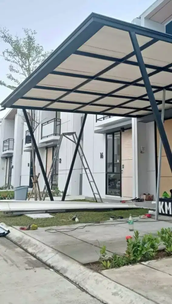 Kanopi baja ringan minimalis modern