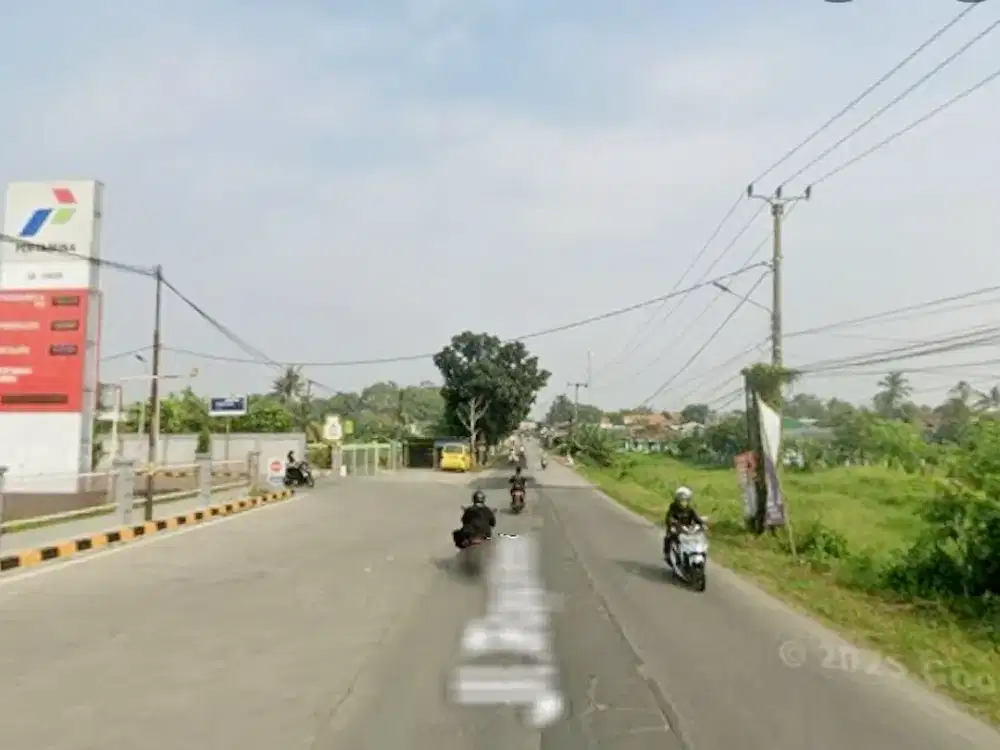 Tanah kosong di pinggir jalan raya kresek tangerang banten LT3927m SHM akses kontener 40feet