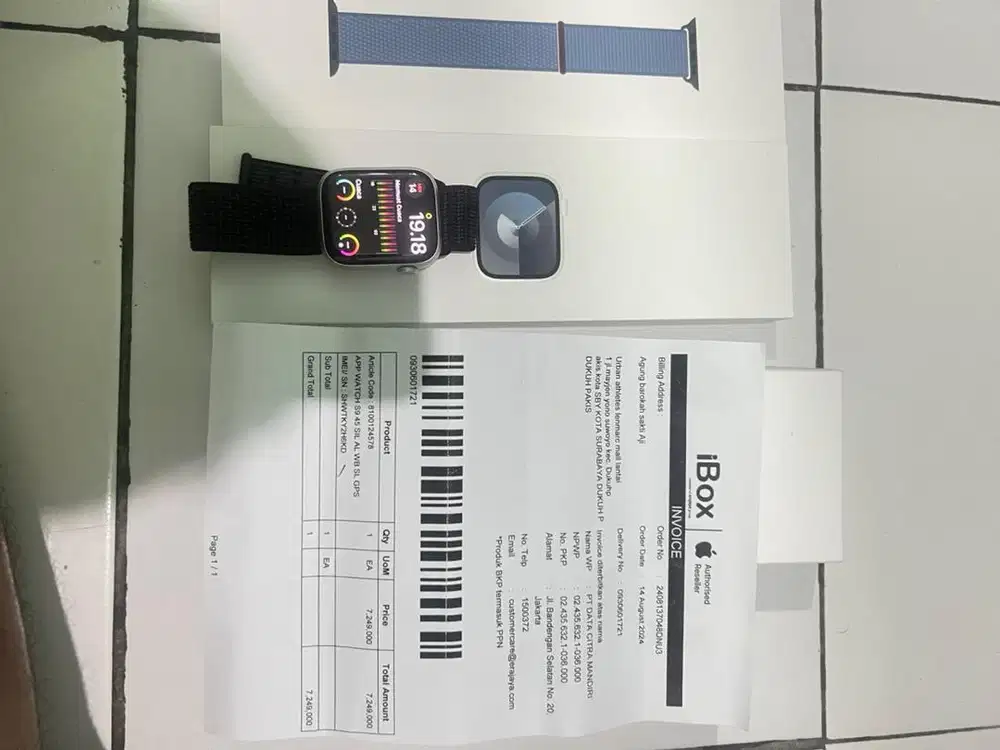 Di jual cepat apple watch seri 9 45mm