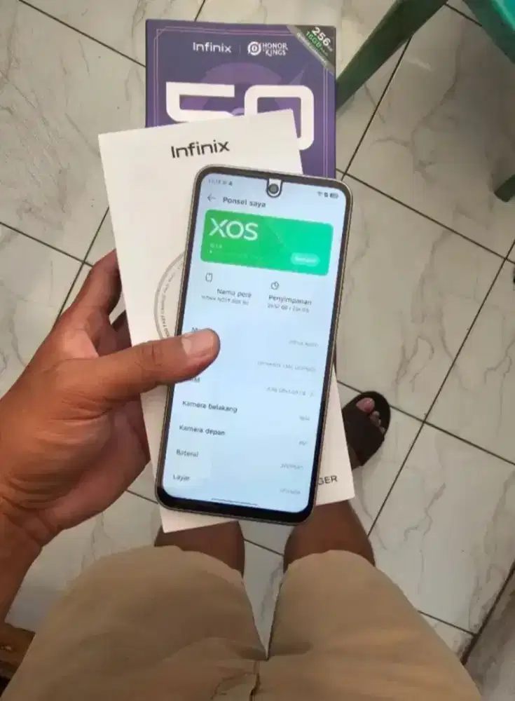 Infinix Note 50X 8+8/256 5Gmsih bgus resmi no minus TT masuk