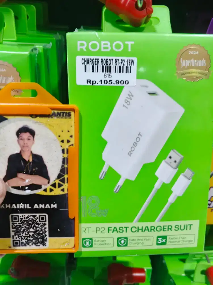 CHARGER ROBOT RT-P2 18Watt set