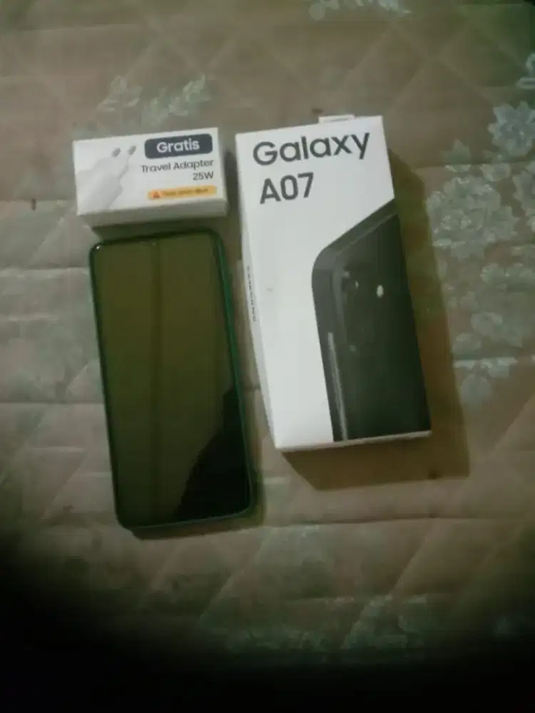 Jual samsung galaxy A07. Kondisi mulus full set baru pakai 2 minngu .