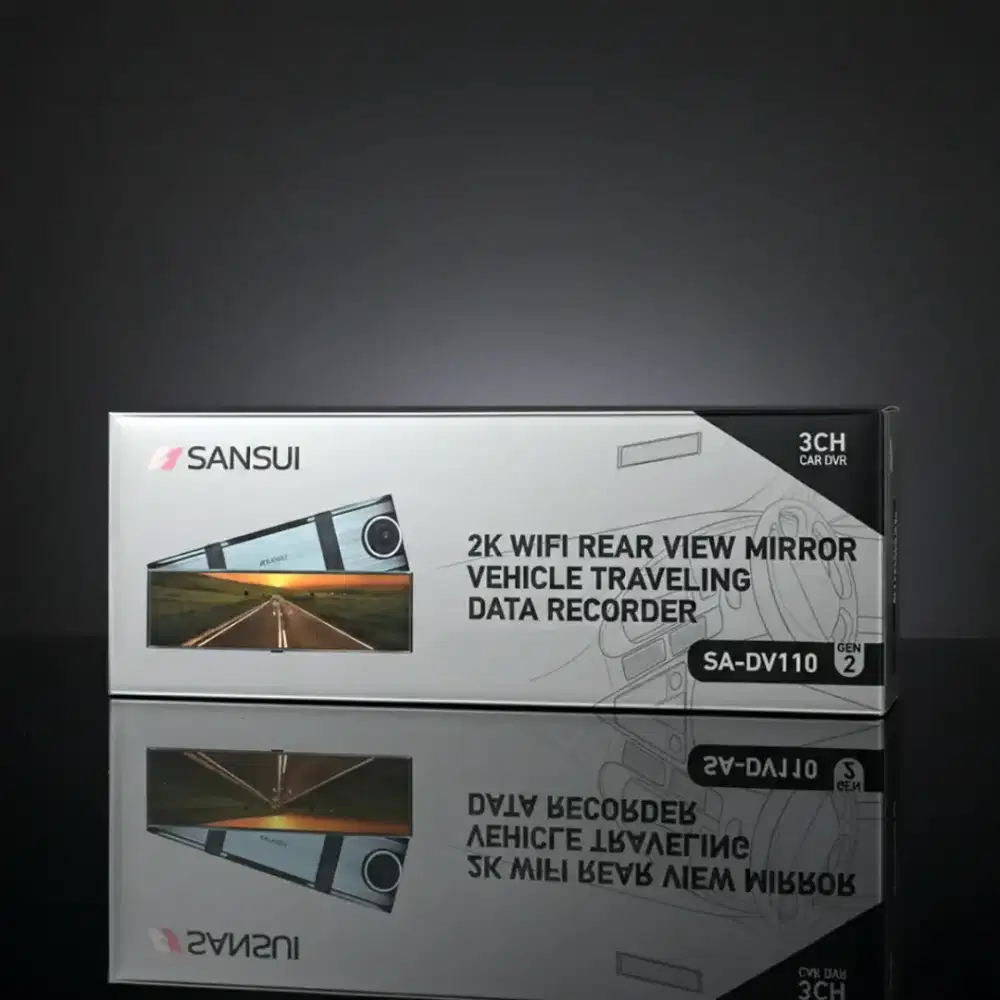 Ples pasang DVR spion Sansui 3 kamera type SA-DV110