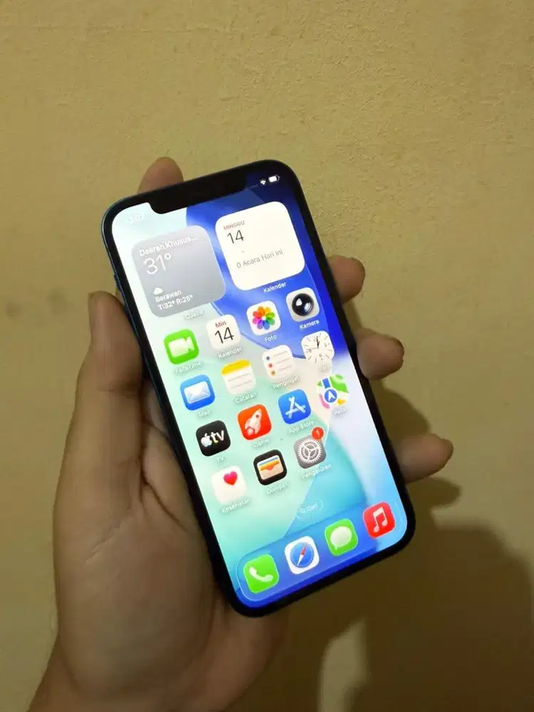 Iphone 12/64 Biru No minus