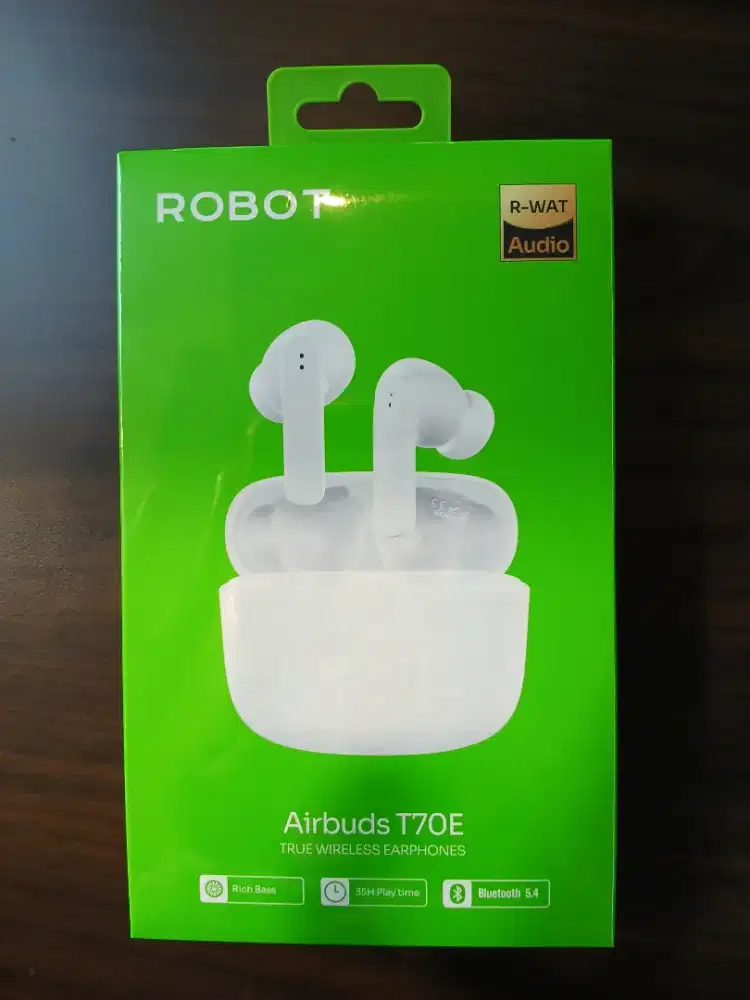 Robot Airbuds T70E Earphone Bluetooth 5.4 TWS In Ear Deep Rich Bass