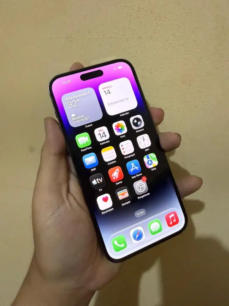 Iphone 14 promax 256 purpel No minus