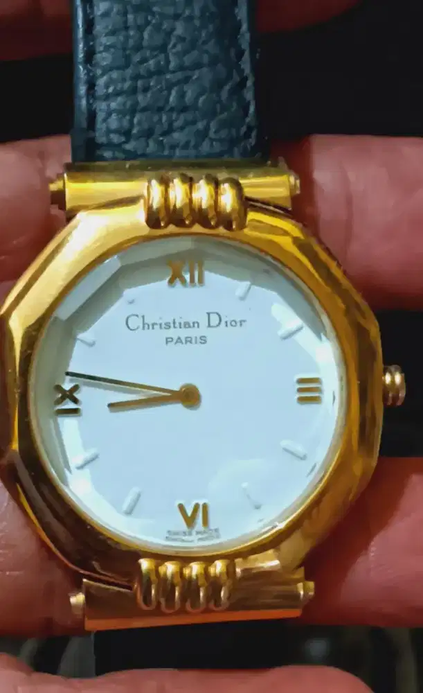 Jual jam tangan cowok Christian Dior Original Paris Swiss made