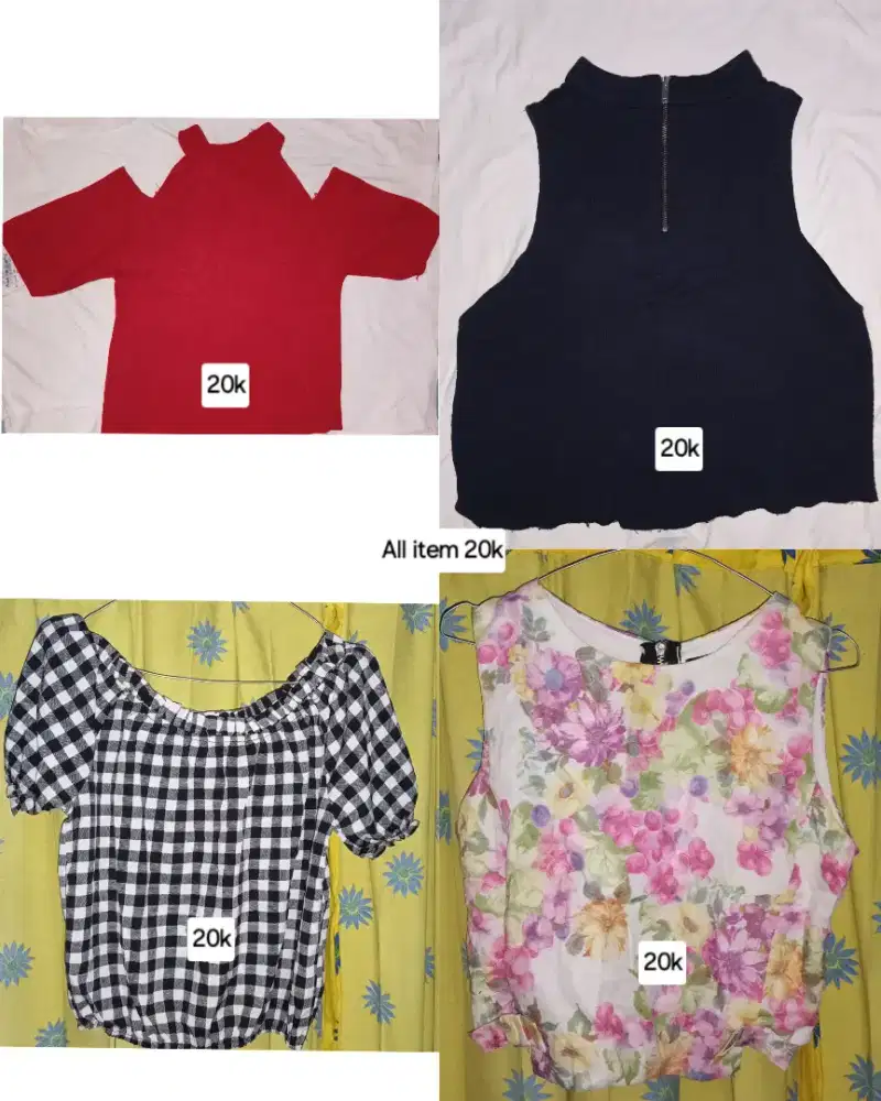 Preloved Baju Croptop