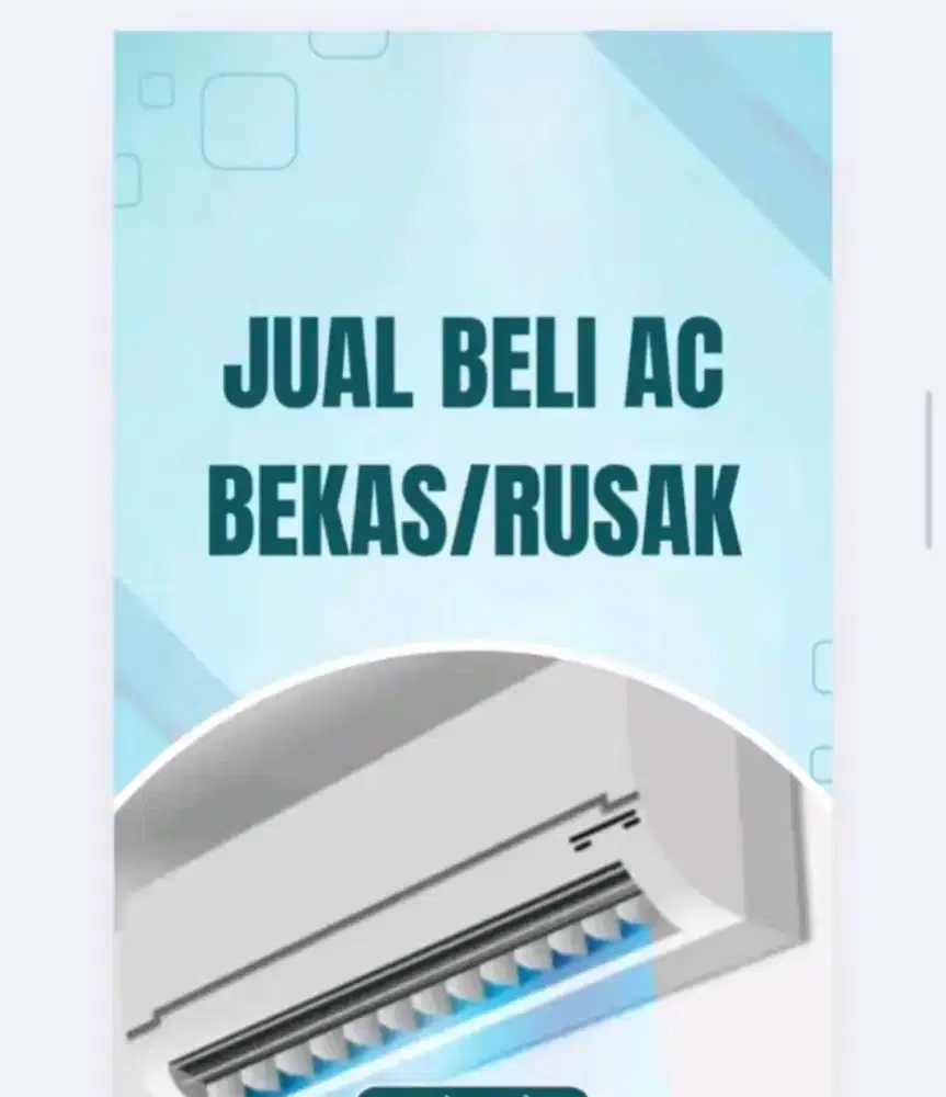 Jual beli AC bekas