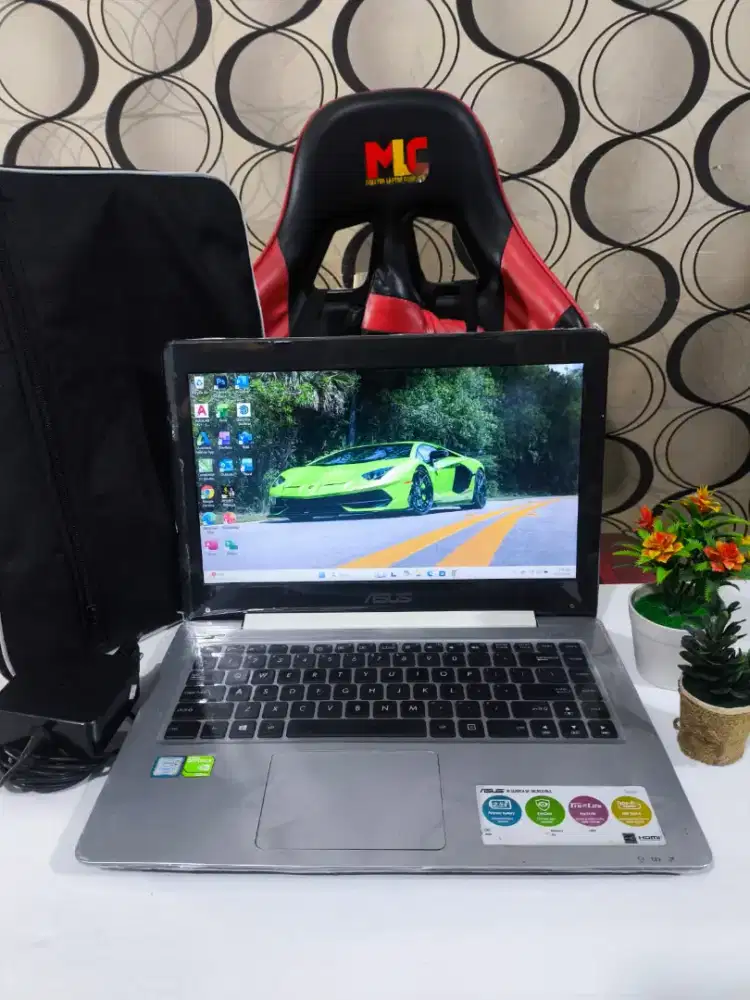 Laptop Gaming Design ASUS VIVOBOOK X456UR-203  SLIM DUAL VGA