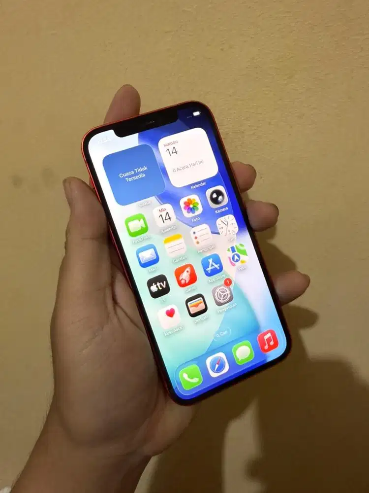 Iphone 12/64 Merah No minus