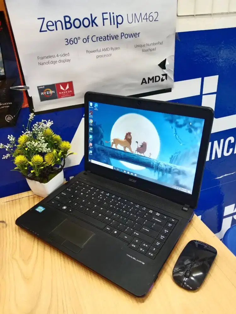 PROMO LAPTOP ACER TRAVELMATE P243 CORE I3 RAM 4GB HDD 500GB SIAP PAKAI