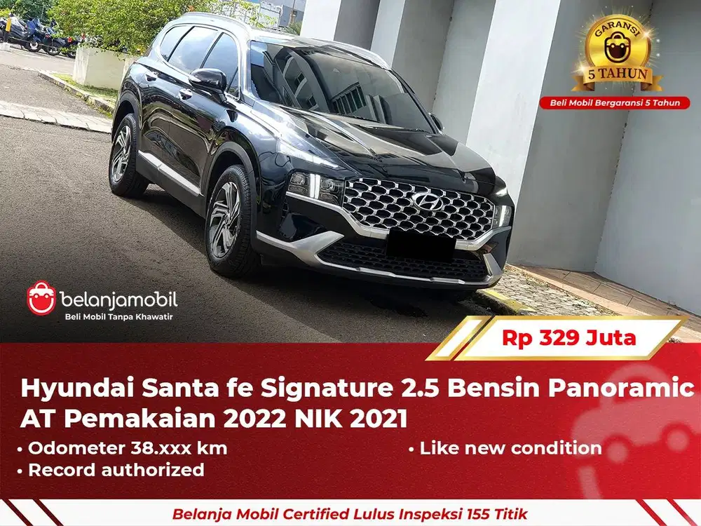 [GARANSI 5TH] Hyundai Santafe Santa fe Signature 2.5 Bensin 2021 2022