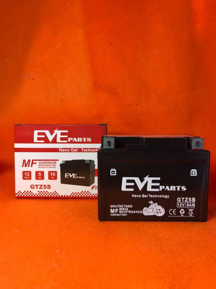 EVE GTZ5S cocok buat motor Motor Beat, Vario karbu, Scoopy, Mio, Xeon
