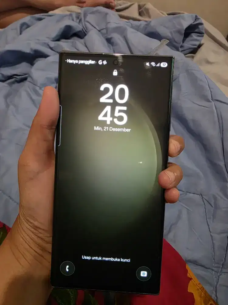 Samsung Galaxy S23 Ultra (Like New Warna Favorit hijau army)