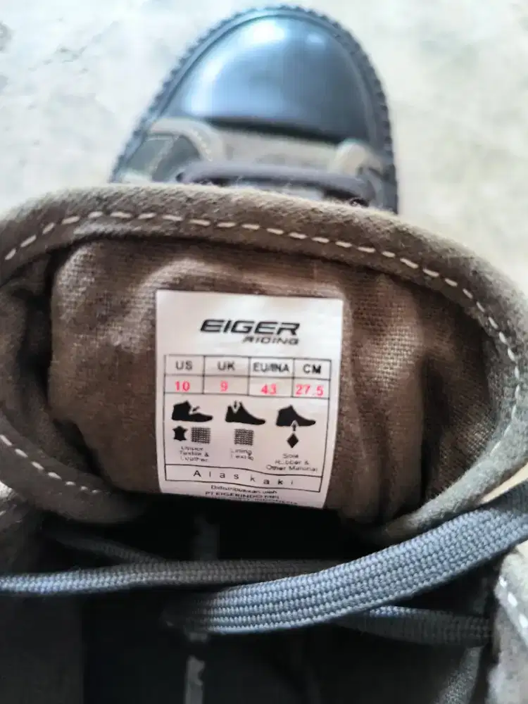 Sepatu Eiger Baldr riding like new