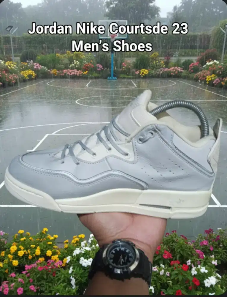 Nike Jordan original Courtside 23 Men's Shoes  Grey Fog JP New