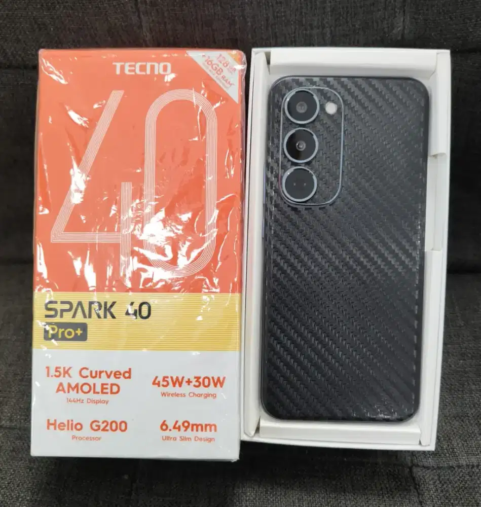 Tecno Spark 40 Pro Plus 8/128gb Second Bergaransi Bisa TT