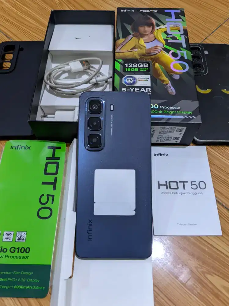Infinix Hot 50 Nfc 8+8/128 Fullset Ori