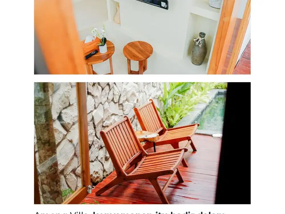 Among Villa, kenyamanan itu hadir dalam setiap sudut siap menemani istirahat, kerja, dan momen berhargamu