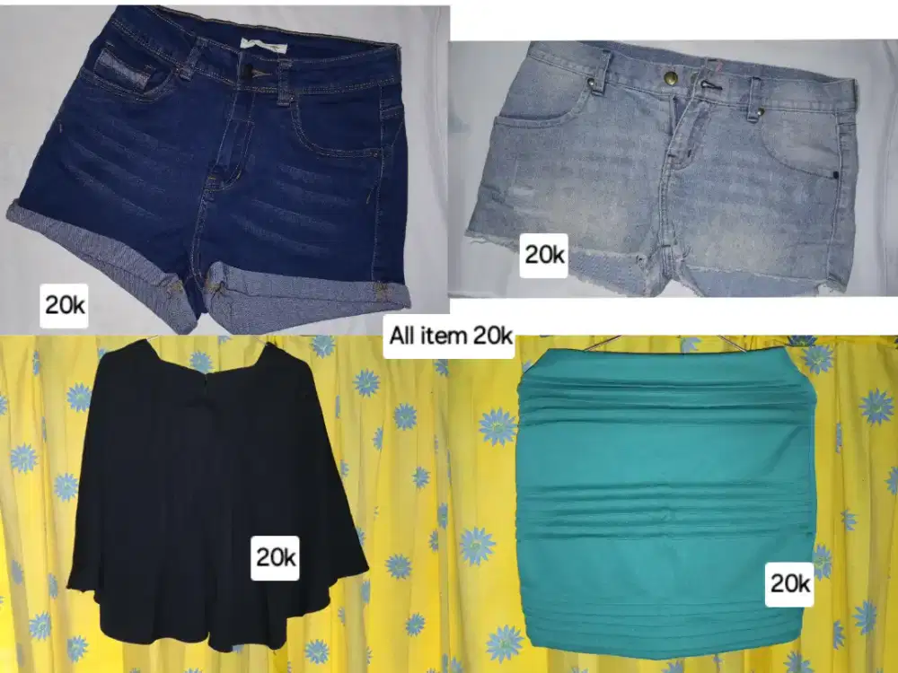 Preloved Hotpant & Rok Mini