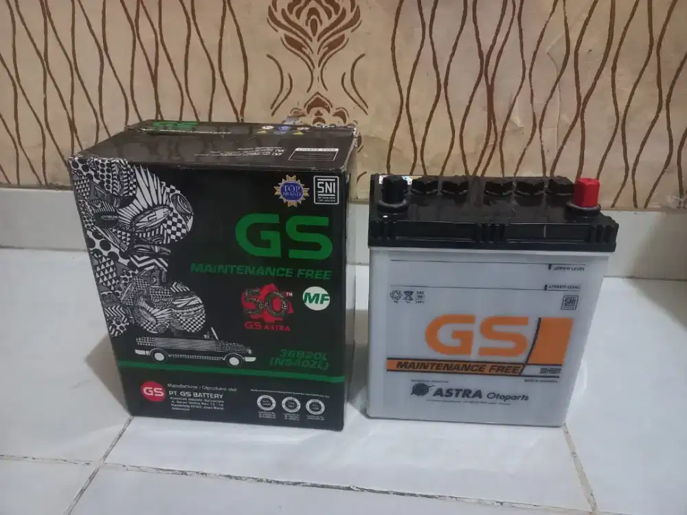 Jual aki mobil Merek Gs astra Original
