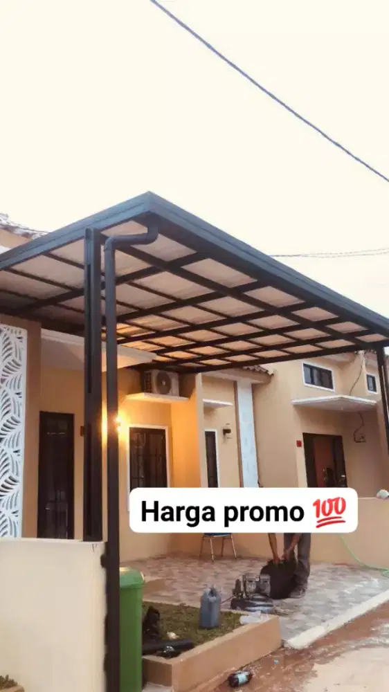 Kanopi baja ringan minimalis modern