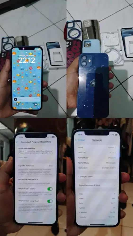 iPhone 12 BLUE 128GB