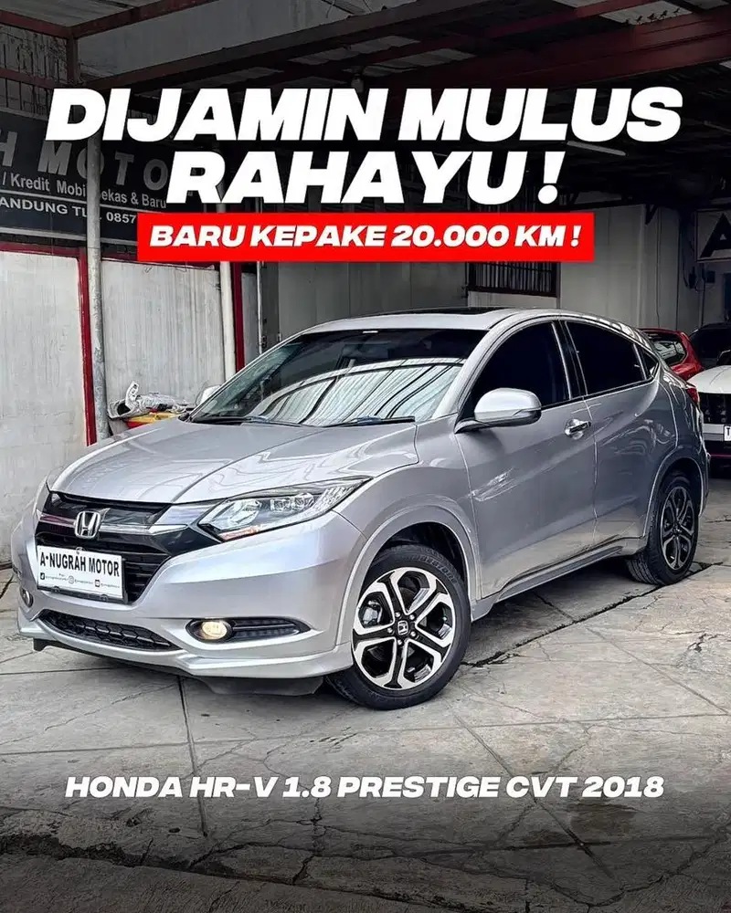 LIKE NEW KILOMETER 20 RIBU !! Honda HRV PRESTIGE MATIC 2018 || ANM