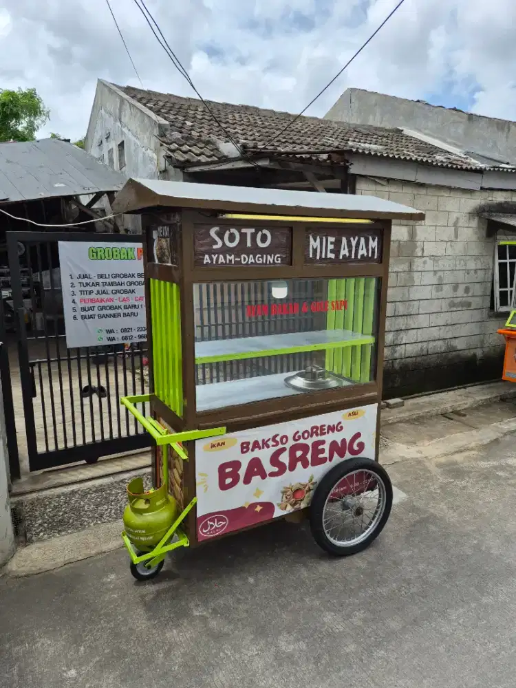 Gerobak Gorengan/ Nasi uduk/ Tahu Crispy-DLL