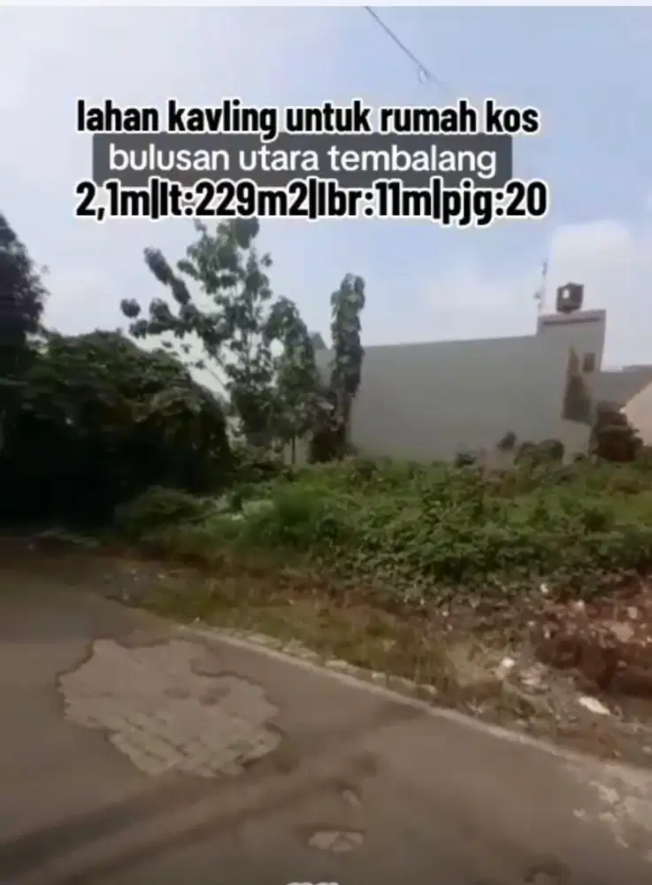 TANAH TEMBALANG PROSPEK USAHA RUMAH KOS MAHASISWA UNDIP