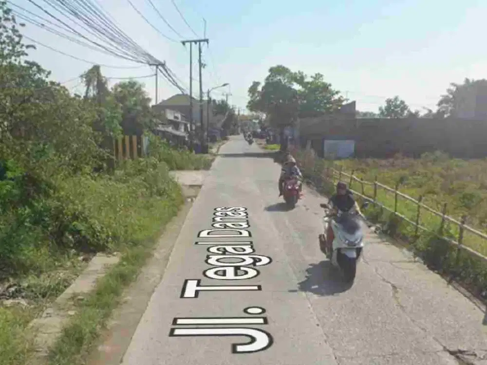 disewakan tanah 2500 meter tegal danas cikarang