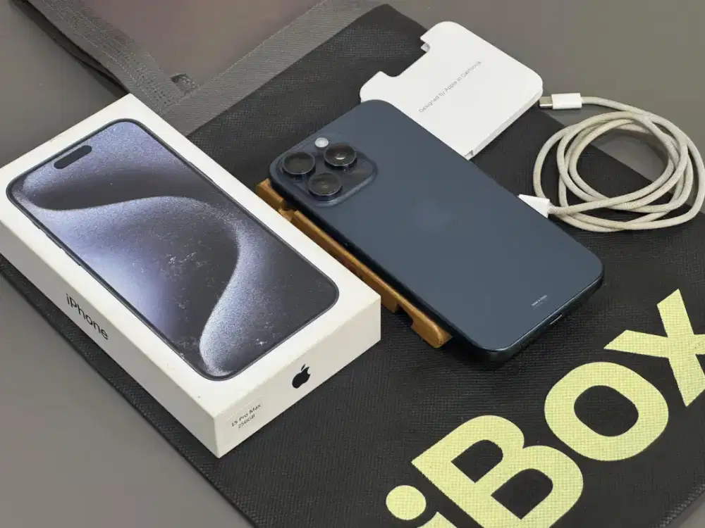 Iphone 15 PROMAX 256 RESMI MULUS BU bisa TT