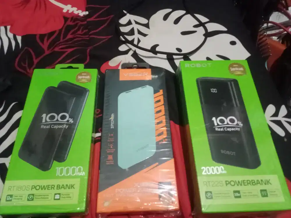 Powerbank lokal impor 10000Mah 20000Mah
