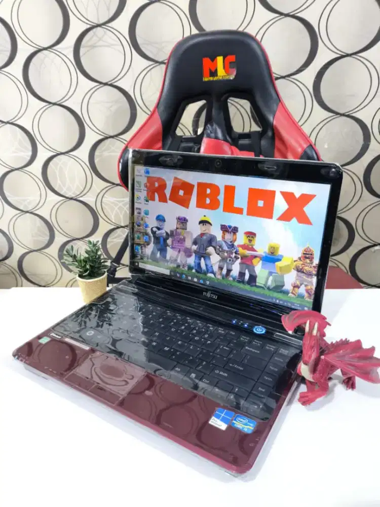 Laptop Branded Fujitsu Lifebook LH531 Maroon Edition [RAM 16GB + SSD]