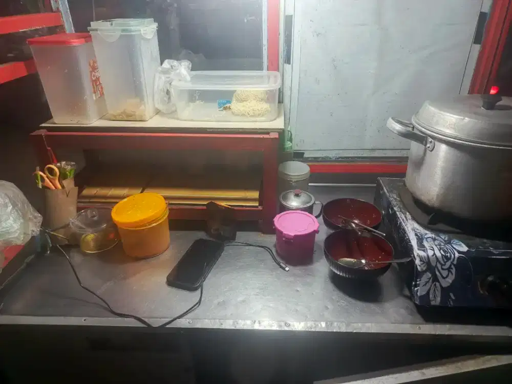 Jual grobak second full besi a