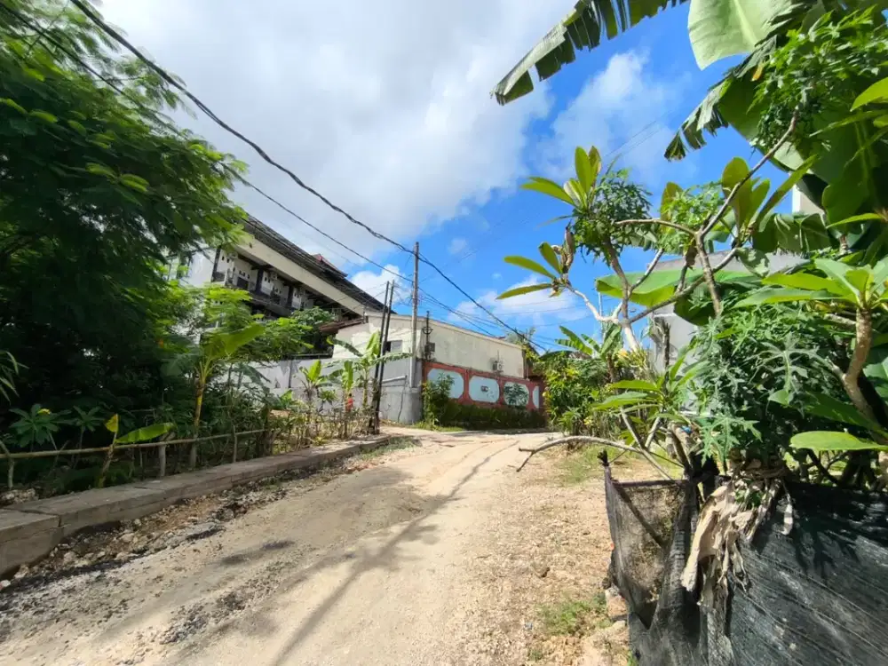 TANAH 35,6 ARE JALAN UTAMA BALI CLIF UNGASAN DEKAT COMPLEK VILA RUSIA