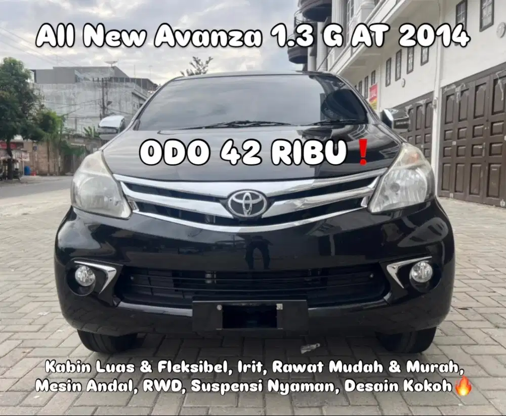 (TDP 14 JUTA!) Toyota All New Avanza 1.3 G Automatic Hitam 2014