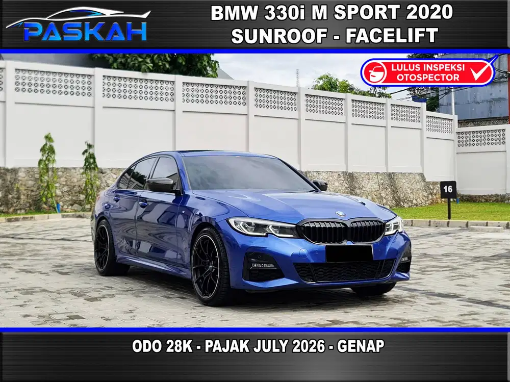 SUNROOF Odo=28k TAX=JULI BMW 330i M SPORT 2020 bmw 330 sport 2020
