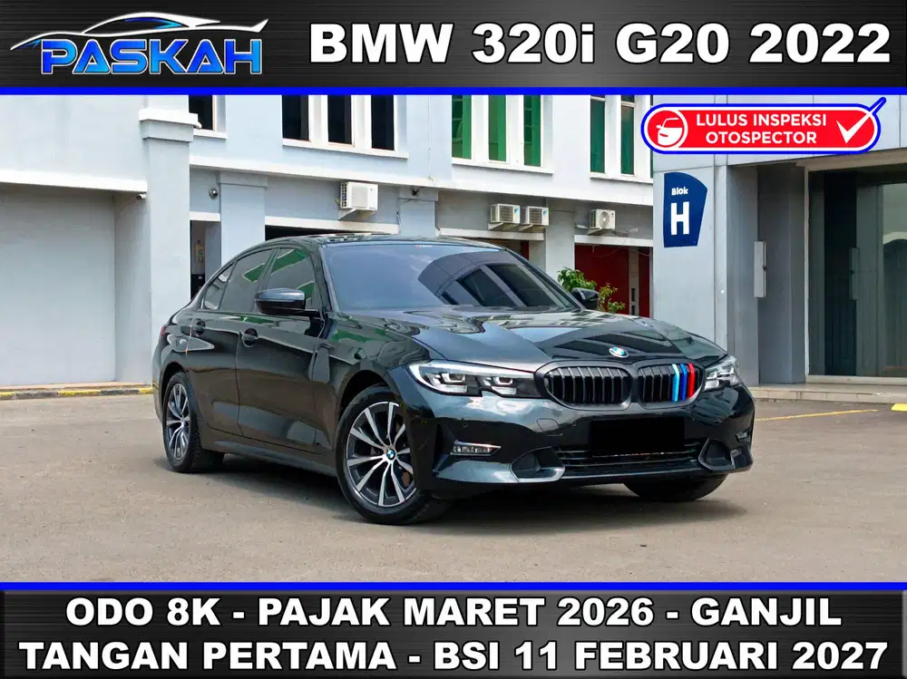 PAJAK=Maret Ganjil Odo=8k Bunga=4,5% BMW 320i G20 2022 BMW 320 2022