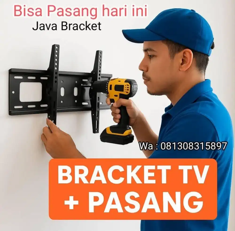 Jual briket tv/breket tv/braket tv/bracket tv/gantungan tv